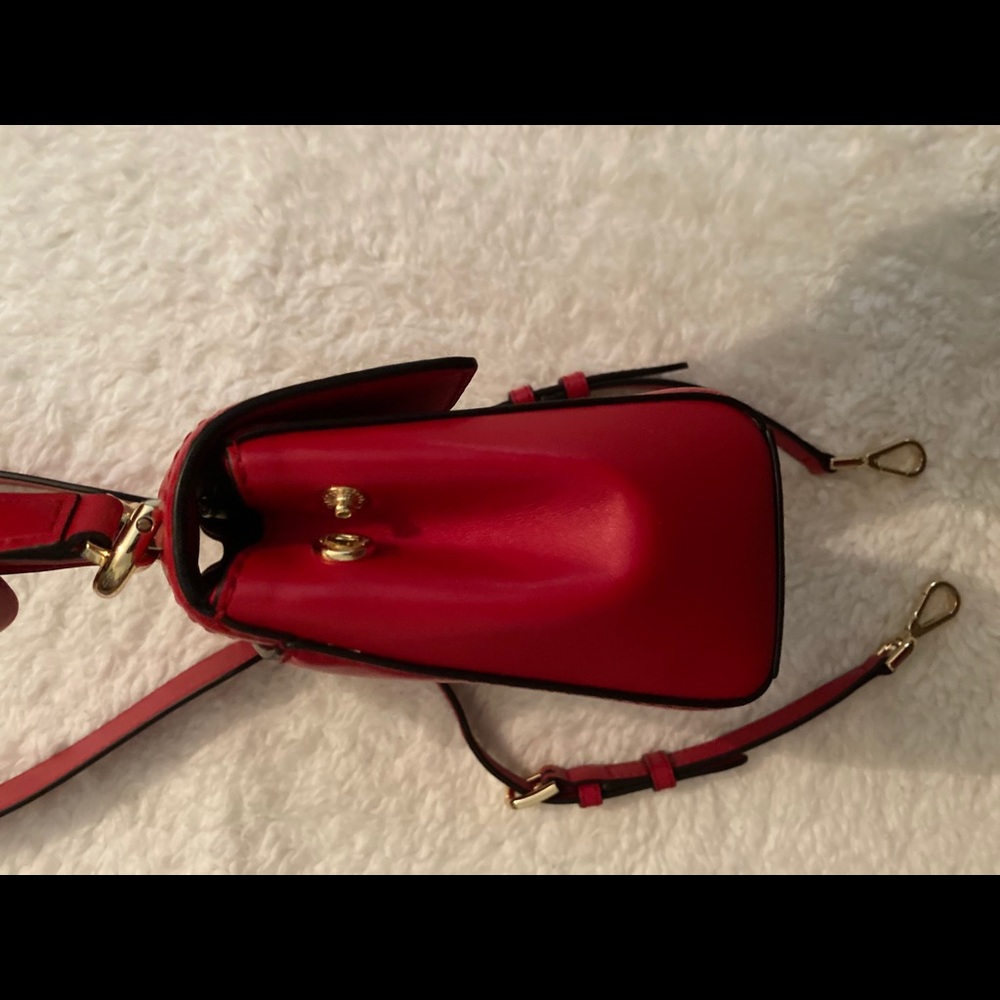 Michael Kors Red Mini Purse With Strap - Picture 9 of 9